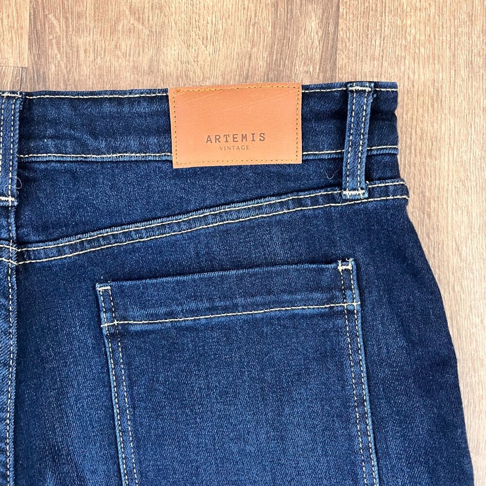 Artemis Vintage Ximena Wide Leg Patch Pocket Stretch Jeans Sz 16 - Picture 13 of 14